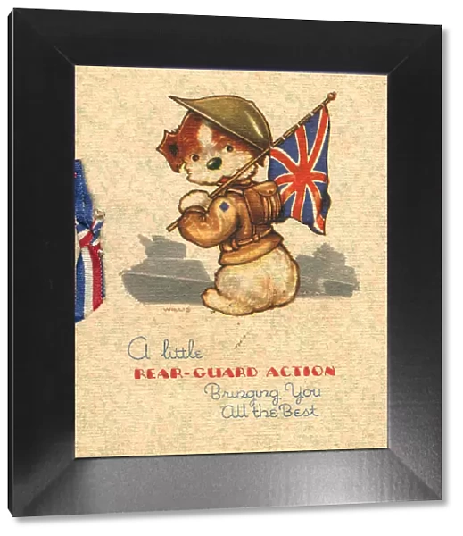WW2 Greetings Card, Rear-Guard Action