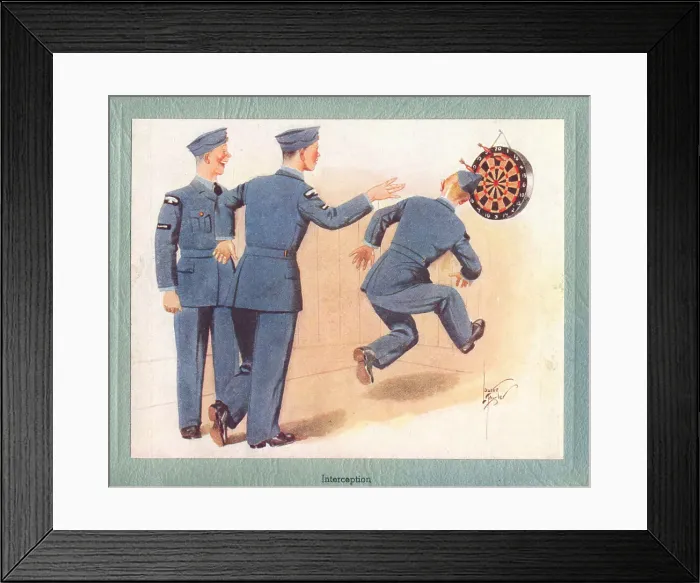 Framed Print : WW2 Christmas Card, Interception Framed Print : WW2 Christmas Card, Interception