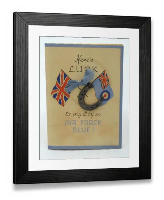 Framed Print : WW2 Royal Air Force Greetings Card Framed Print : WW2 Royal Air Force Greetings Card