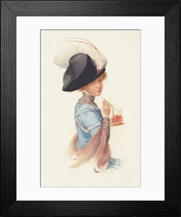 Framed Print : Feathered Hat Framed Print : Feathered Hat