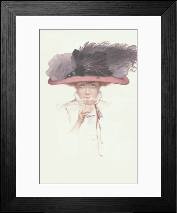 Framed Print : Feathered Hat Framed Print : Feathered Hat
