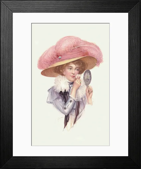 Framed Print : Feathered Hat Framed Print : Feathered Hat