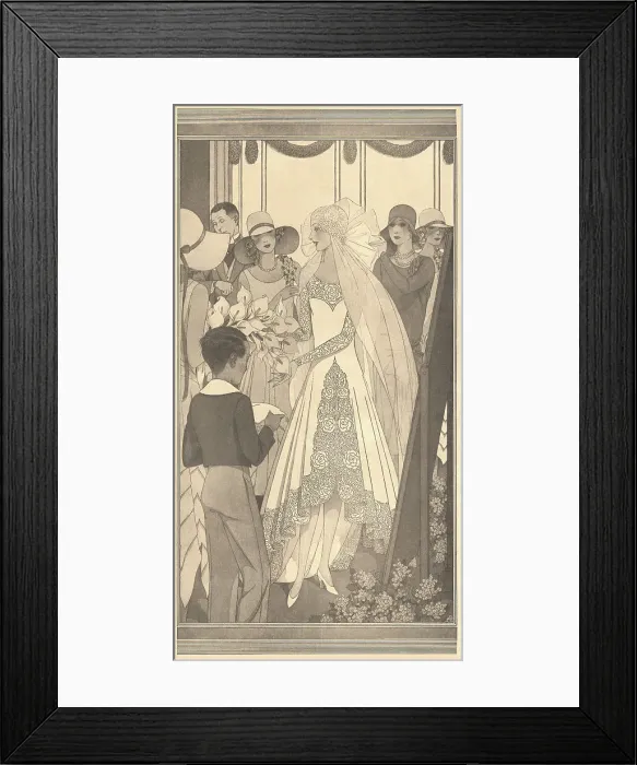 Framed Print : Fashionable Bride Framed Print : Fashionable Bride