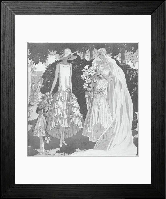 Framed Print : Fashionable Bride Framed Print : Fashionable Bride