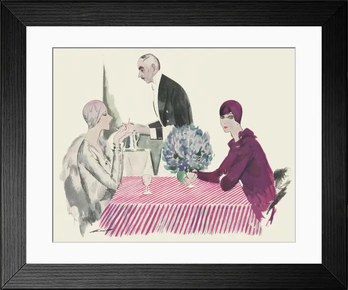 Framed Print : Fashionable Ladies Framed Print : Fashionable Ladies