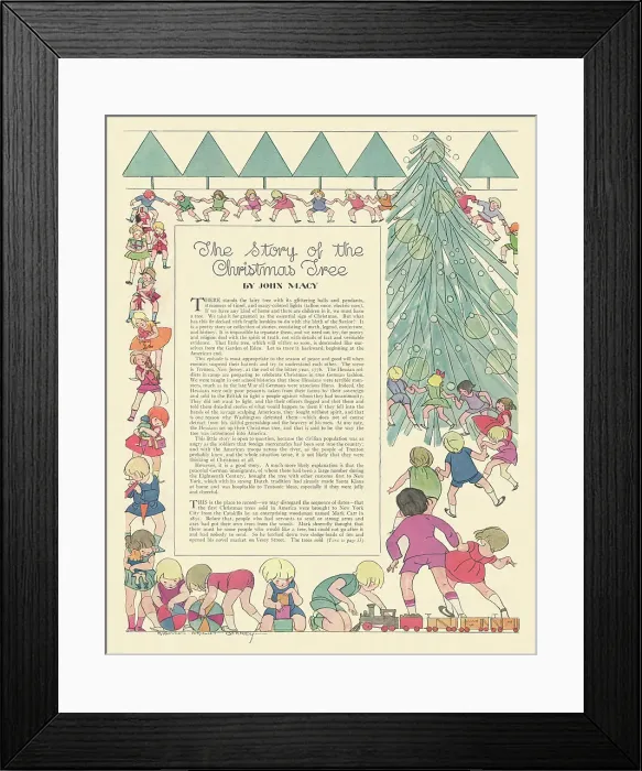 Framed Print : Christmas Tree Story Framed Print : Christmas Tree Story