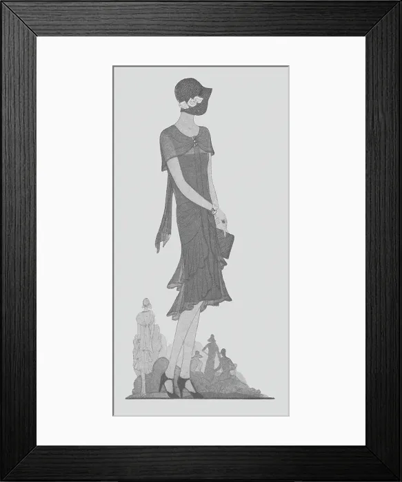Framed Print : 1920s Ladies Costumes Framed Print : 1920s Ladies Costumes