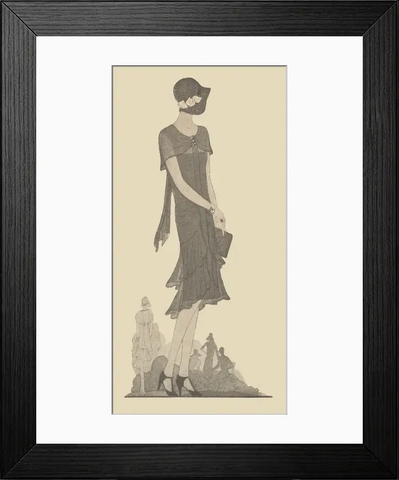 Framed Print : 1920s Ladies Costumes Framed Print : 1920s Ladies Costumes