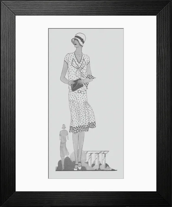 Framed Print : 1920s Ladies Costumes Framed Print : 1920s Ladies Costumes