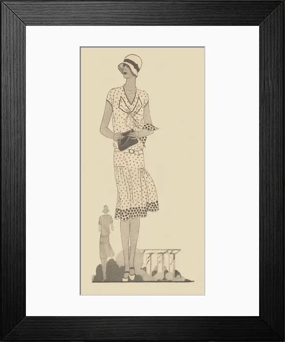 Framed Print : 1920s Ladies Costumes Framed Print : 1920s Ladies Costumes