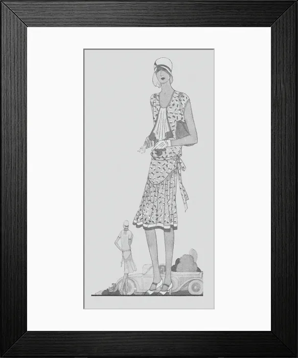 Framed Print : 1920s Ladies Costumes Framed Print : 1920s Ladies Costumes