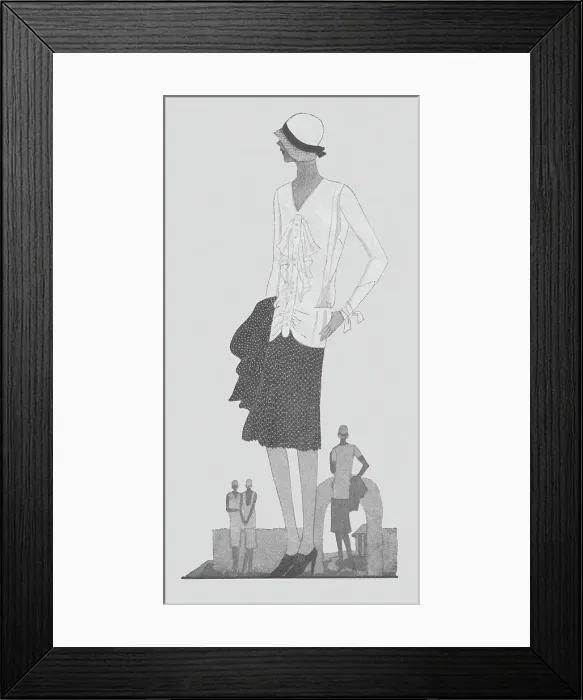 Framed Print : 1920s Ladies Costumes Framed Print : 1920s Ladies Costumes