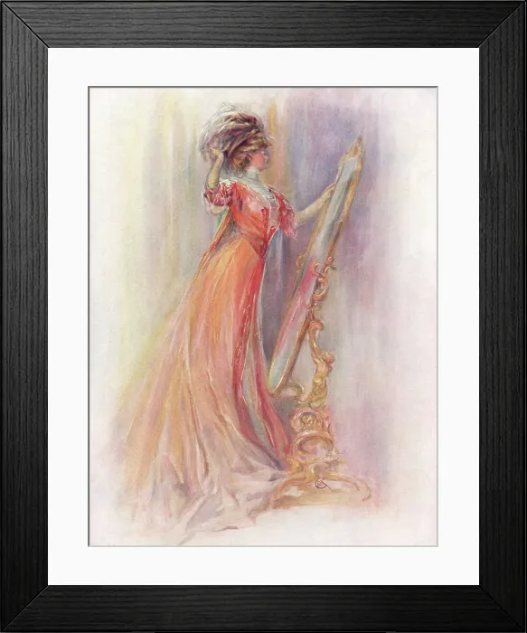 Framed Print : 1908 Ladies Costume Framed Print : 1908 Ladies Costume