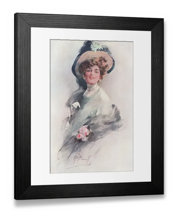 Framed Print : Fashionable Woman Framed Print : Fashionable Woman