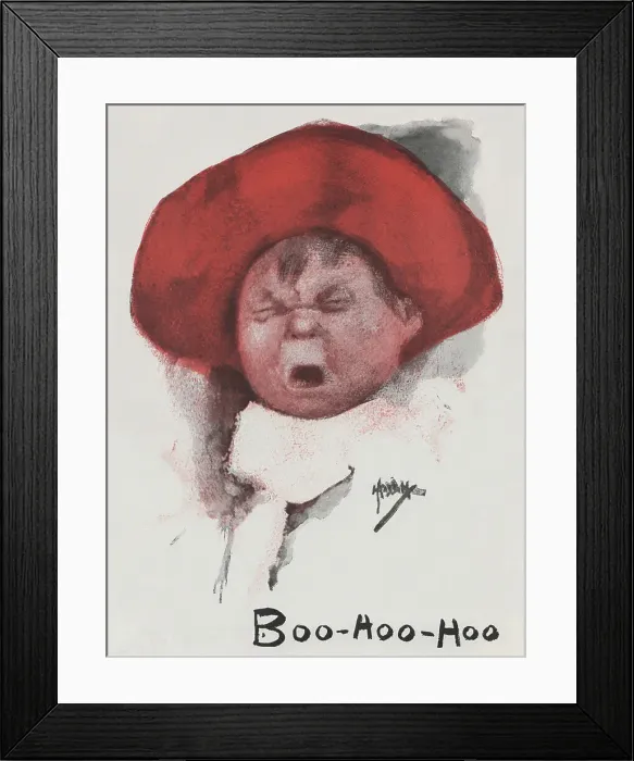 Framed Print : Boo-Hoo-Hoo Framed Print : Boo-Hoo-Hoo