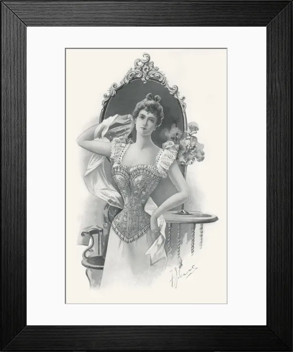 Framed Print : Edwardian Fashion Framed Print : Edwardian Fashion