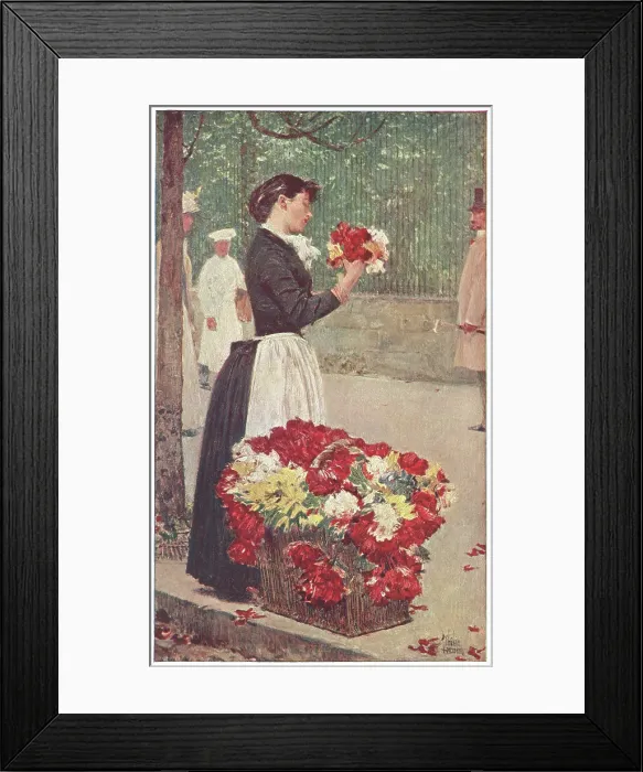Framed Print : Flower Girl Framed Print : Flower Girl