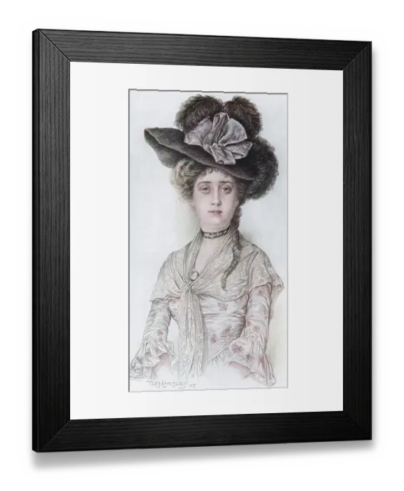 Framed Print : An Edwardian Lady Framed Print : An Edwardian Lady