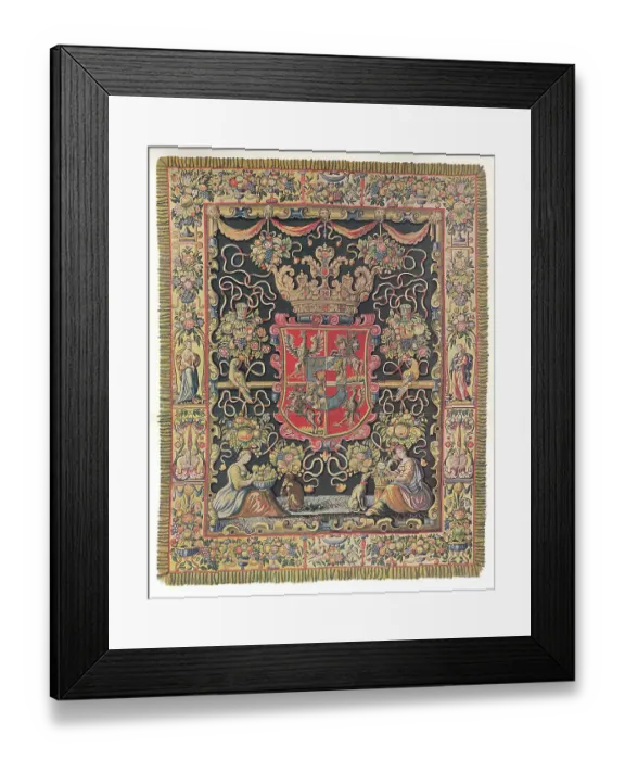 Framed Print : Gobelin. A gobelin in the Royal Palace at Munich. Date: 1899 Framed Print : Gobelin. A gobelin in the Royal Palace at Munich. Date: 1899