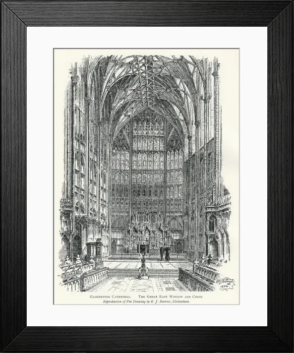 Framed Print : Gloucester Cathedral Framed Print : Gloucester Cathedral