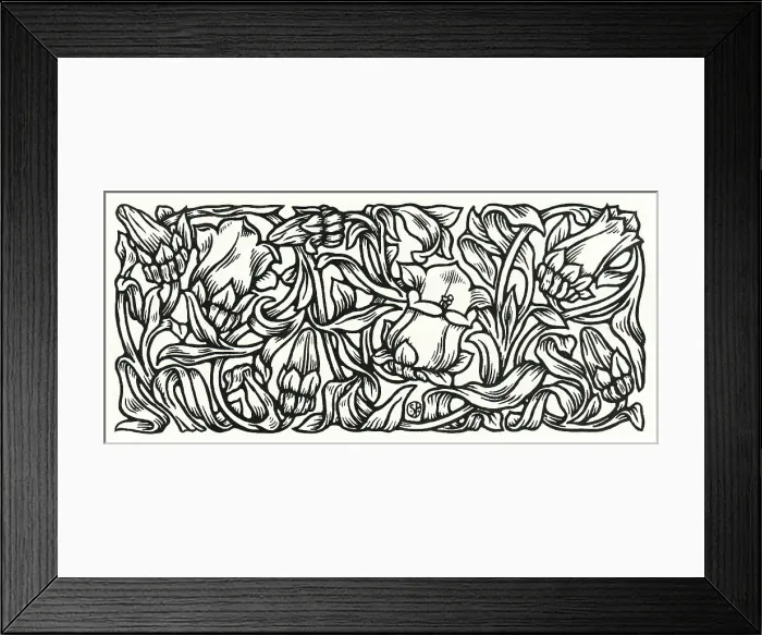Framed Print : Floral Tailpiece Framed Print : Floral Tailpiece