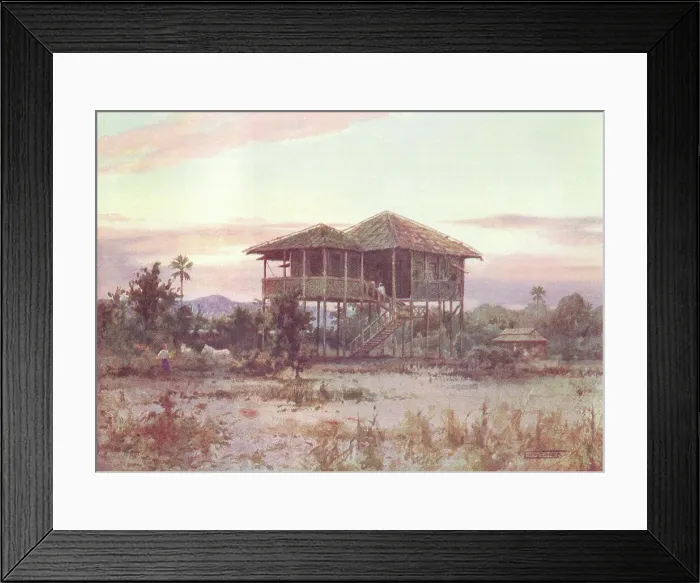 Framed Print : Dak Bungalow Framed Print : Dak Bungalow