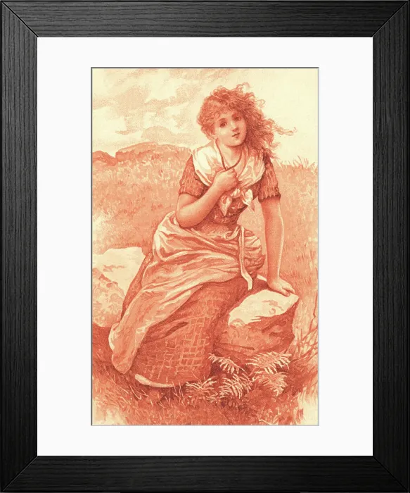 Framed Print : Country Girl Framed Print : Country Girl