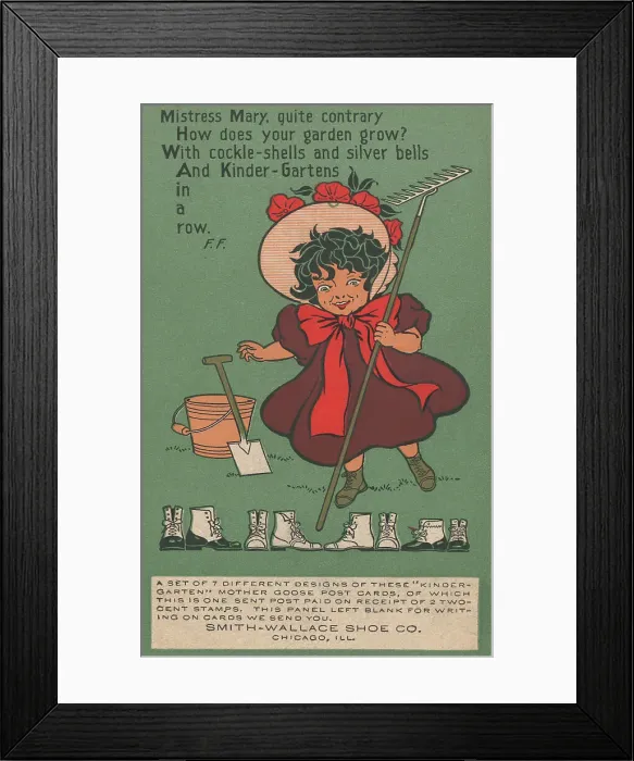 Framed Print : Advertising Postcard Framed Print : Advertising Postcard