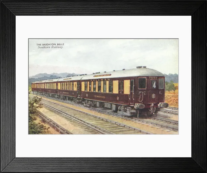 Framed Print : Famous Railway Trains Framed Print : Famous Railway Trains