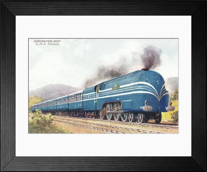 Framed Print : Famous Railway Trains