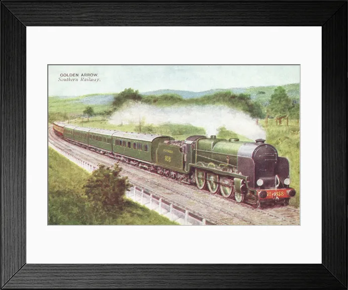 Framed Print : Famous Railway Trains Framed Print : Famous Railway Trains