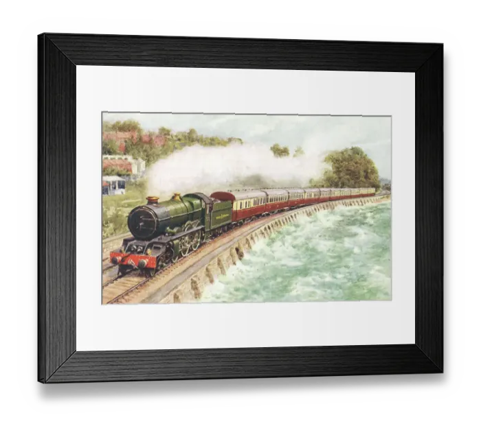 Framed Print : Famous Railway Trains Framed Print : Famous Railway Trains