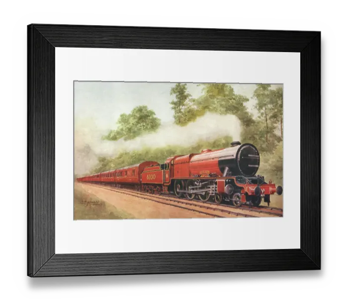 Framed Print : Famous Railway Trains Framed Print : Famous Railway Trains