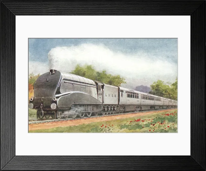 Framed Print : Famous Railway Trains Framed Print : Famous Railway Trains