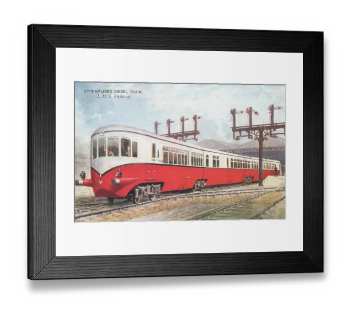 Framed Print : Famous Railway Trains Framed Print : Famous Railway Trains