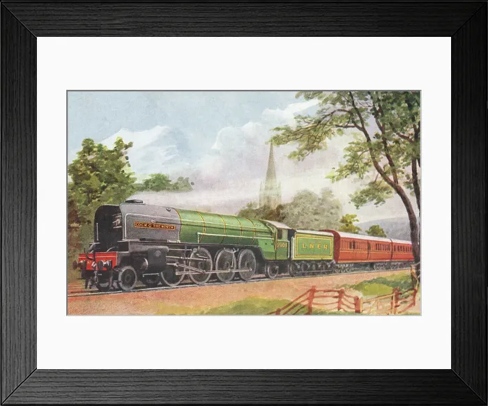 Framed Print : Famous Railway Trains Framed Print : Famous Railway Trains