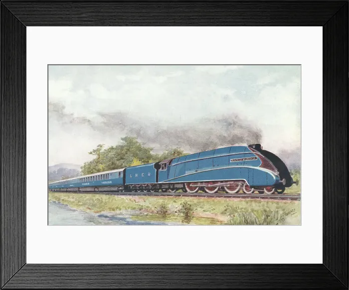 Framed Print : Famous Railway Trains Framed Print : Famous Railway Trains