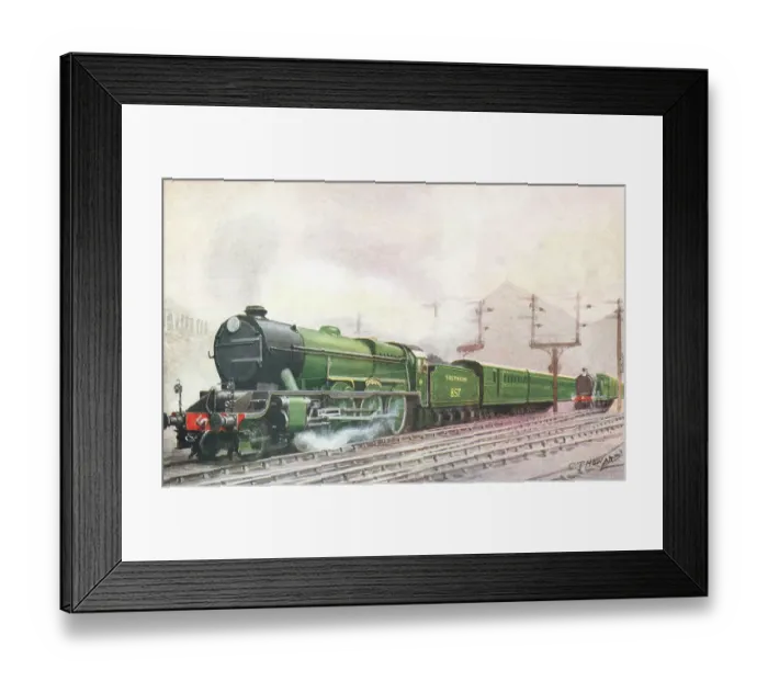 Framed Print : Famous Railway Trains Framed Print : Famous Railway Trains