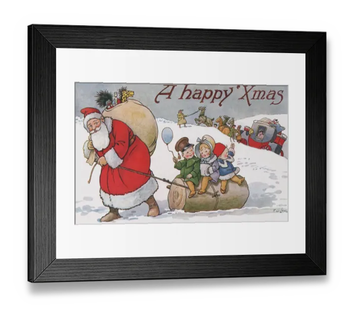 Framed Print : Santa Claus Framed Print : Santa Claus