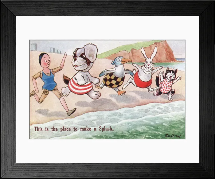 Framed Print : Seaside Frolics Framed Print : Seaside Frolics
