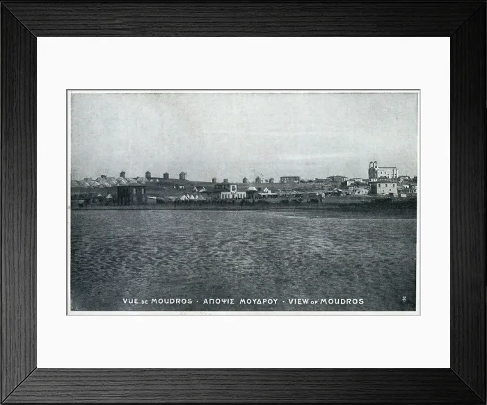 Framed Print : View of Moudros, Lemnos Island, Greece Framed Print : View of Moudros, Lemnos Island, Greece