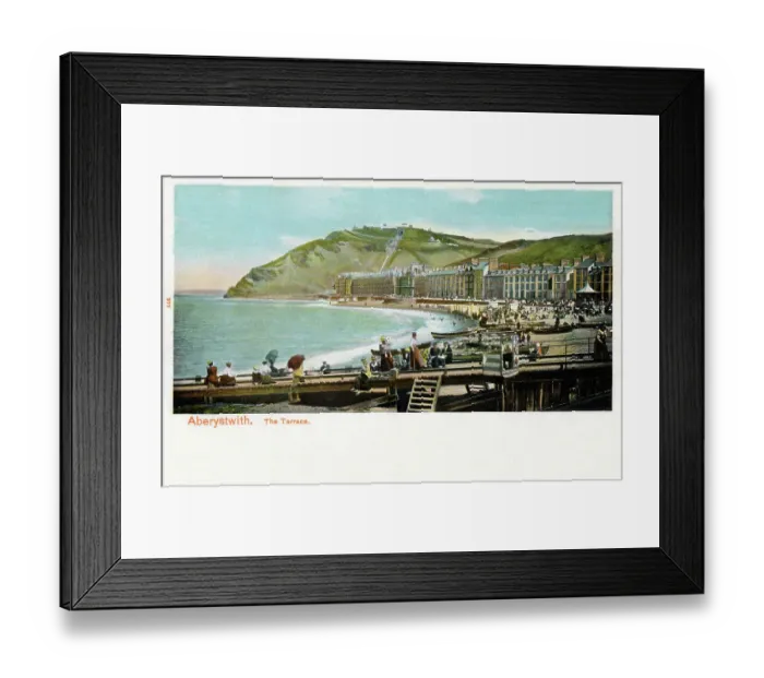 Framed Print : The Terrace, Aberystwyth, Ceredigion, Wales Framed Print : The Terrace, Aberystwyth, Ceredigion, Wales