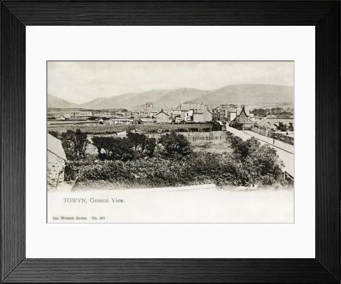 Framed Print : Towyn, Conwy, Wales - General View Framed Print : Towyn, Conwy, Wales - General View