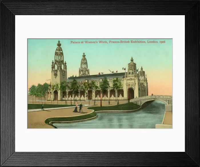 Framed Print : Palace of Women's Work - Franco-British Exhibition, London Framed Print : Palace of Women's Work - Franco-British Exhibition, London