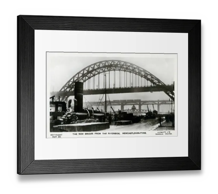 Framed Print : Tyne Bridge - Viewed from the Riverside, Newcastle-upon-Tyne Framed Print : Tyne Bridge - Viewed from the Riverside, Newcastle-upon-Tyne