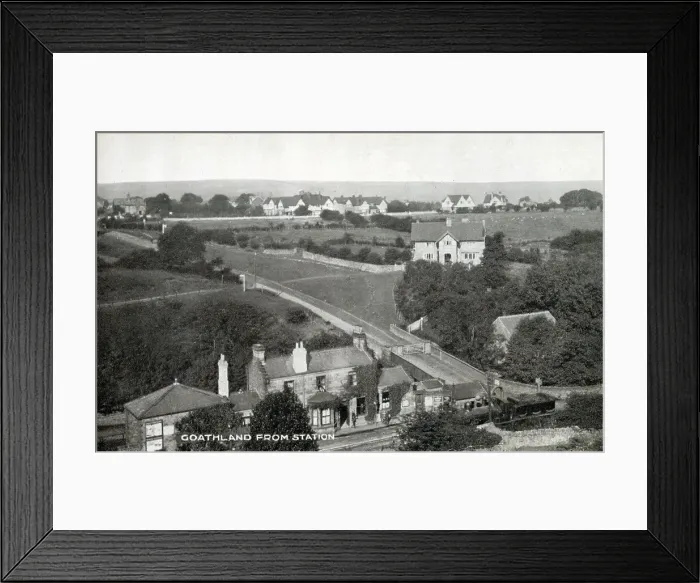 Framed Print : Goathland, North Yorshire - view from The Railway Station Framed Print : Goathland, North Yorshire - view from The Railway Station