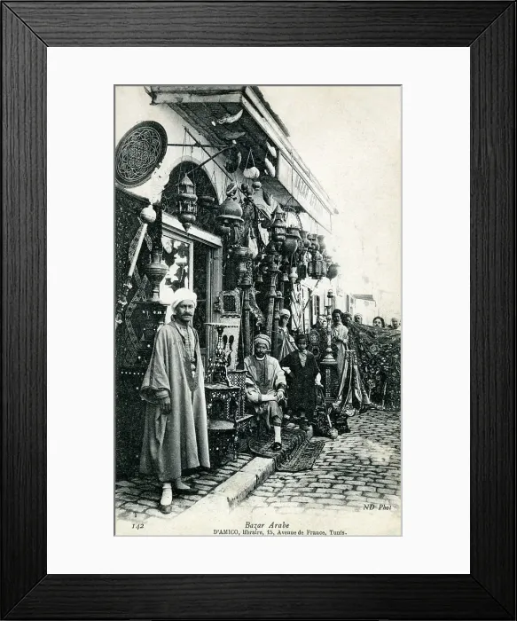 Framed Print : Arab Bazar, Tunis, Tunisia, North Africa Framed Print : Arab Bazar, Tunis, Tunisia, North Africa