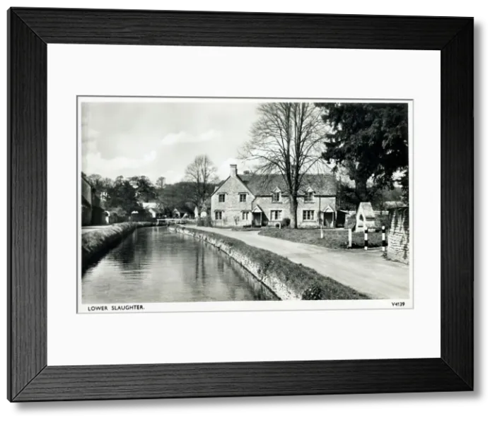 Framed Print : Lower Slaughter, The Cotswolds, Gloucestershire Framed Print : Lower Slaughter, The Cotswolds, Gloucestershire