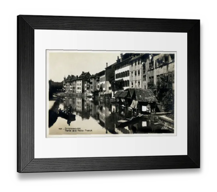 Framed Print : A section of La Petite France, Strasbourg, France Framed Print : A section of La Petite France, Strasbourg, France