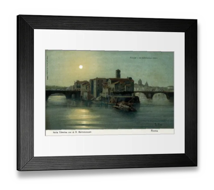 Framed Print : The Tiber Island, Rome, Italy Framed Print : The Tiber Island, Rome, Italy